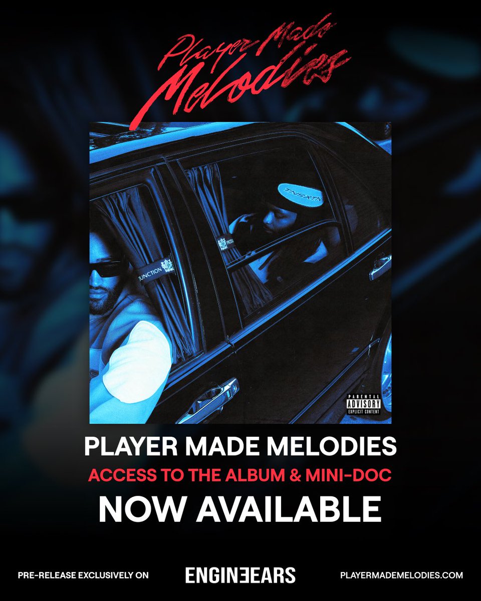 Sham1016_'s tweet photo. Player Made Melodies officially OUT NOW for pre-release. 

Proud to announce that we’re officially a partner with @EngineEars and now you can purchase / support us directly.

We got it all at https://t.co/uc3eLB73li https://t.co/r4f77zZRbO