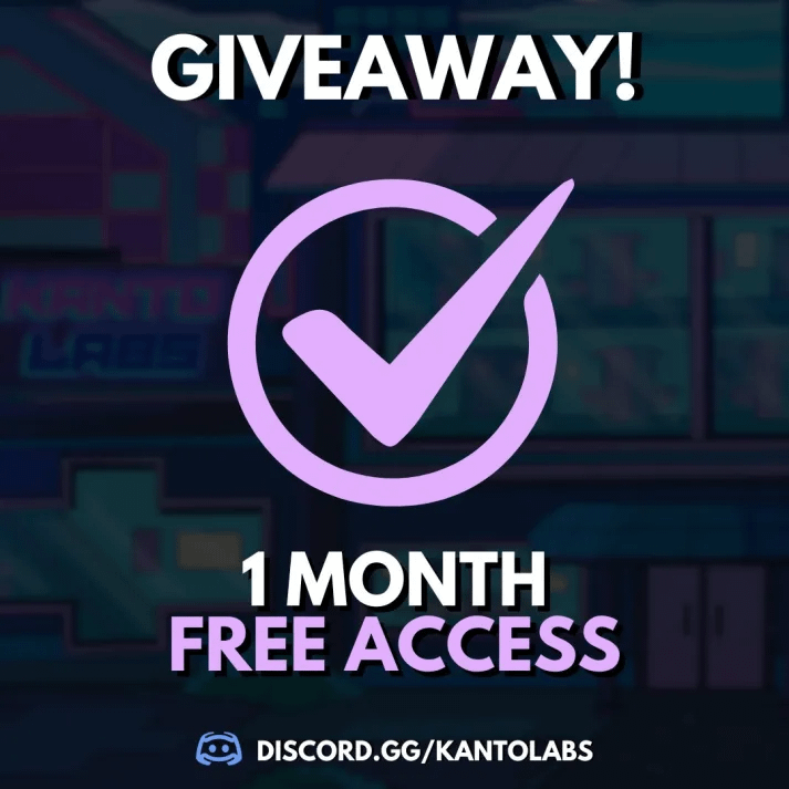 We are giving away ONE FREE MONTH of Kanto Exclusive access to THREE PEOPLE 🥳

1) Drop a like / RT
2) Comment below why you want to win
3) Join the Kanto discord: discord.com/invite/kantola…

We will be choosing people we think will benefit the most from this FREE month of access!