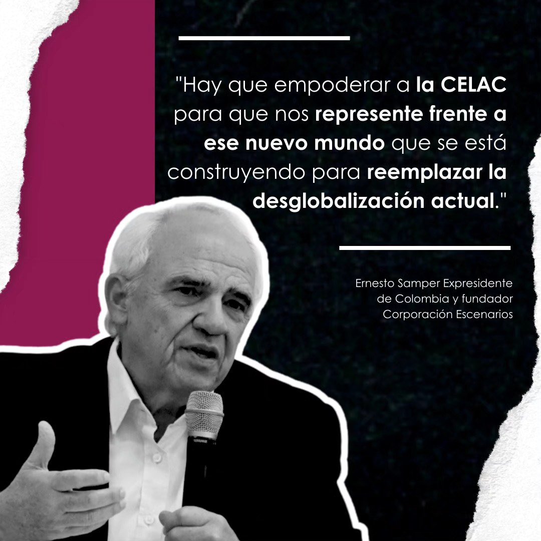 El proyecto de la CELAC debe dirigirse para que se convierta en la Cancillería regional que América Latina y el Caribe requiere.

Si quieres conocer más de nuestra propuesta, ingresa a: corpoescenarios.org/proyectos/
