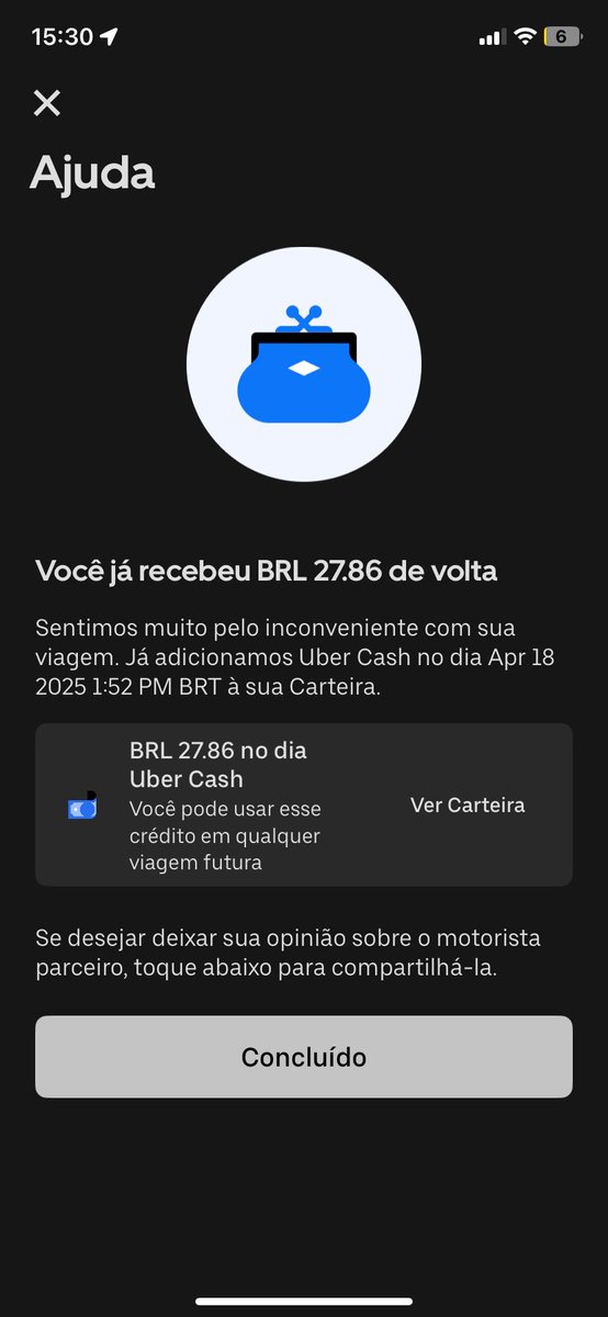 TioGalera's tweet photo. Cuidado com pagamentos em dinheiro na @Uber_Brasil !
Sempre confira se o motorista finalizou a corrida após pagar.
O “gente boa” Allysson recebeu $100 e falou que eu paguei só $20 e me deixou em débito de $62,11 na Uber.
Detalhe… se eu paguei $100 pq ele me fez um Pix de $20? https://t.co/mHkJqiP5AL