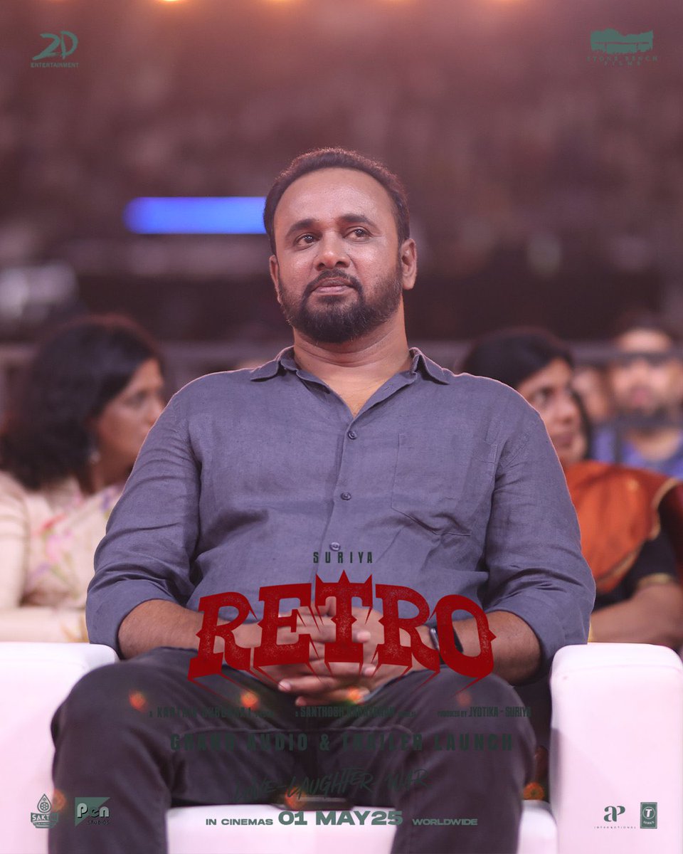 Sakthi Film Factory (@sakthifilmfctry) on Twitter photo Our Boss and Retro Distributor <a href="/sakthivelan_b/">Sakthivelan B</a> of <a href="/SakthiFilmFctry/">Sakthi Film Factory</a> from the #RetroAudioLaunch 💥
Watch the live stream here
🔗youtube.com/live/5e_2ovDJd…
#Retro #RetroTrailerLaunch #RetroAudioLaunch #LoveLaughterWar #RetroFromMay1 Our Boss and Retro Distributor <a href="/sakthivelan_b/">Sakthivelan B</a> of <a href="/SakthiFilmFctry/">Sakthi Film Factory</a> from the #RetroAudioLaunch 💥
Watch the live stream here
🔗youtube.com/live/5e_2ovDJd…
#Retro #RetroTrailerLaunch #RetroAudioLaunch #LoveLaughterWar #RetroFromMay1