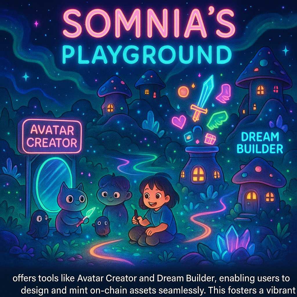 Somnia's Playground offers tools like Avatar Creator and Dream Builder, enabling users to design and mint onchain assets seamlessly. This fosters a vibrant ecosystem for user generated content within the metaverse.
<a href="/Somnia_Network/">Somnia</a>