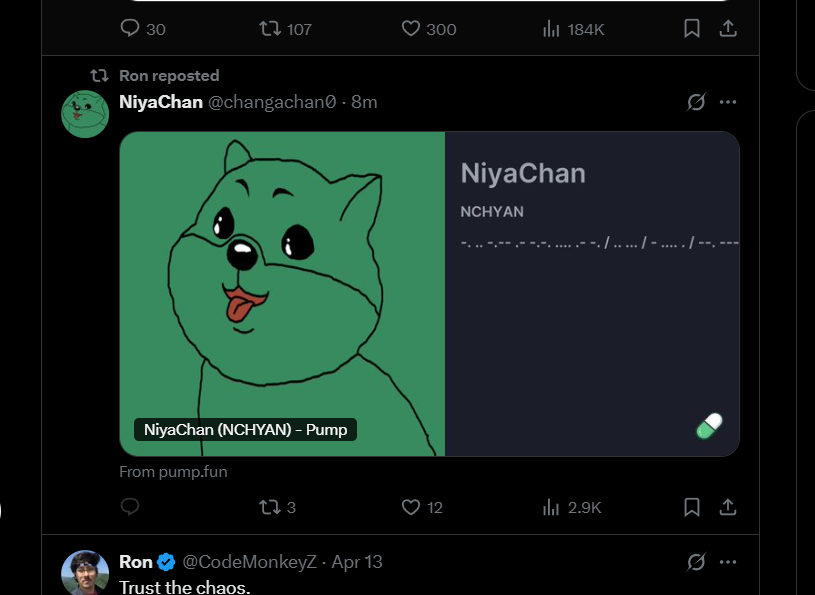 Cryptobapo's tweet photo. @CodeMonkeyZ fuck you https://t.co/HiAlf2CpxV