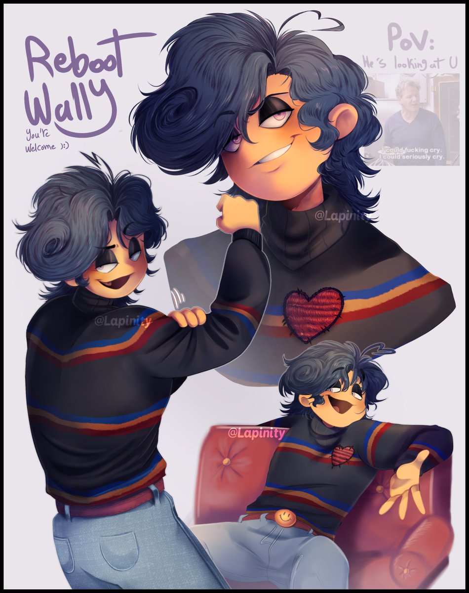 LapinityExhabit's tweet photo. Reboot Wally (for the very first time)
AU by: @/C0ffinGrlXOXO 
#welcomehomearg #WallyDarling #Rebootwally https://t.co/8hFRxLAptT