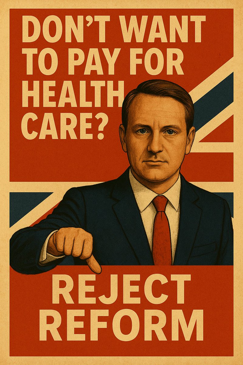 The Tories destroyed our NHS.

Reform will wipe it out. 

Labour is fixing it.

Our NHS is a part of what makes Britain great!