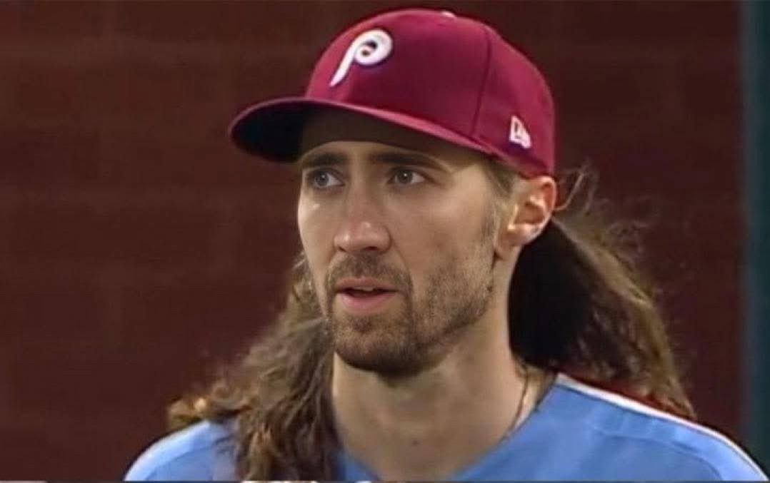 JustAskJesse (@justaskjesse) on Twitter photo Phillies Matt Strahm looks like <a href="/MatiAllin/">Mati Allin 🔥</a> .  Or like Nicholas Cage.
You decide. Phillies Matt Strahm looks like <a href="/MatiAllin/">Mati Allin 🔥</a> .  Or like Nicholas Cage.
You decide.