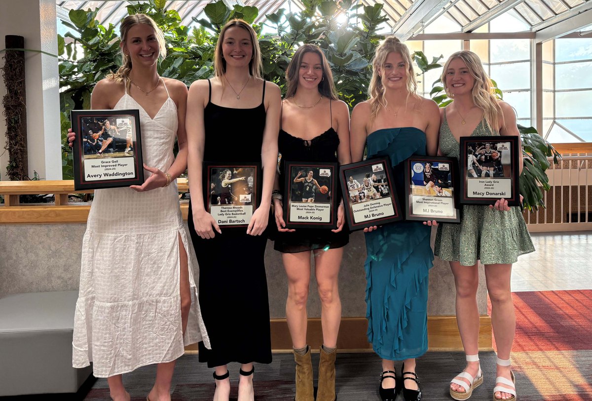 What a night on Thursday as the Lady Griz held their annual postseason banquet, complete with the announcing of the team's annual award winners.

Recap: gogriz.com/news/2025/4/18…