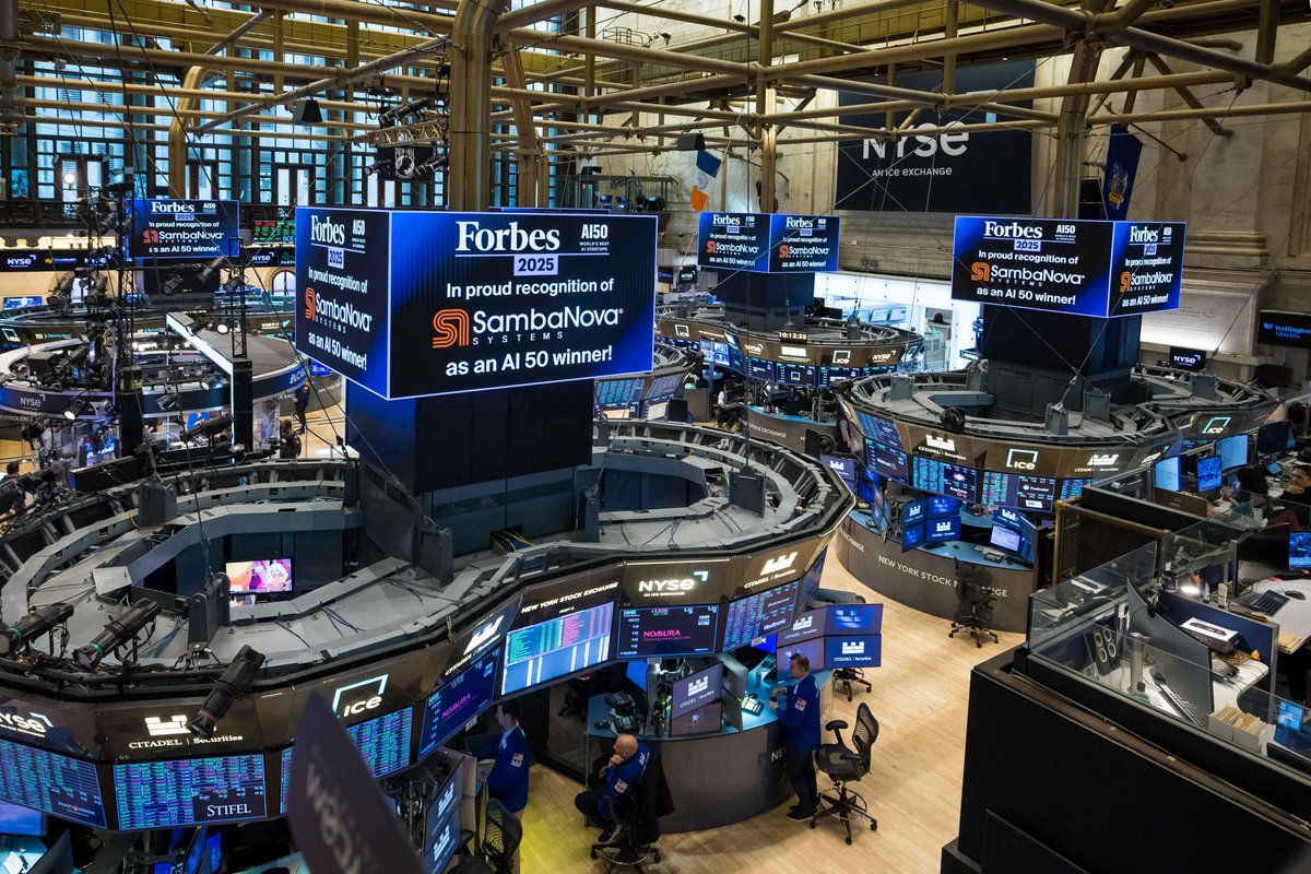 👀 <a href="/NYSE/">NYSE 🏛</a> lights, <a href="/Forbes/">Forbes</a> spotlight! We're turning heads in AI, and we're just getting started! 

Thanks to Forbes for naming us to the 2025 #AI50 list. The future is bright! 🚀 #ForbesAI50