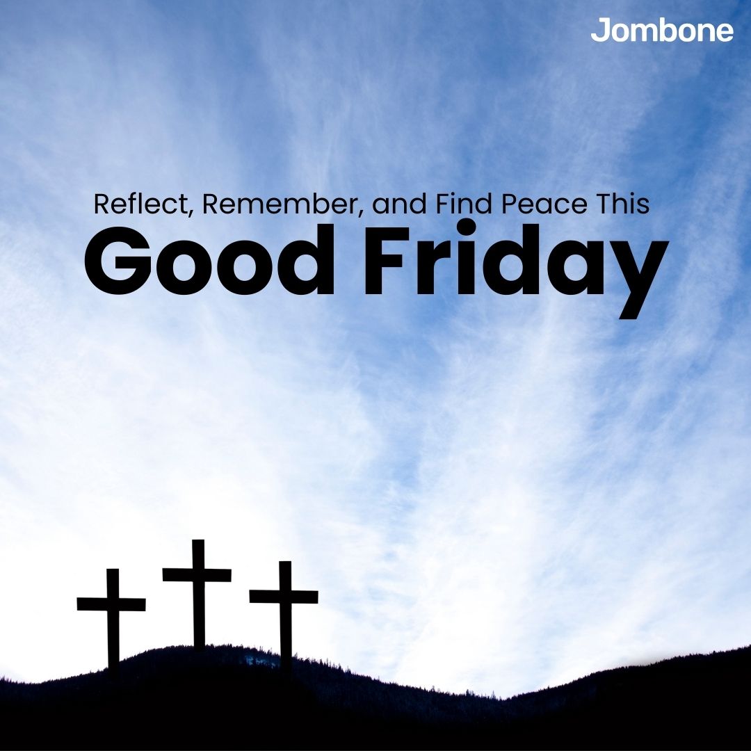 On this Good Friday, we take a moment to reflect and find peace. Wishing you a day of hope and serenity. 

 #GoodFriday #DayOfReflection #HopeAndPeace