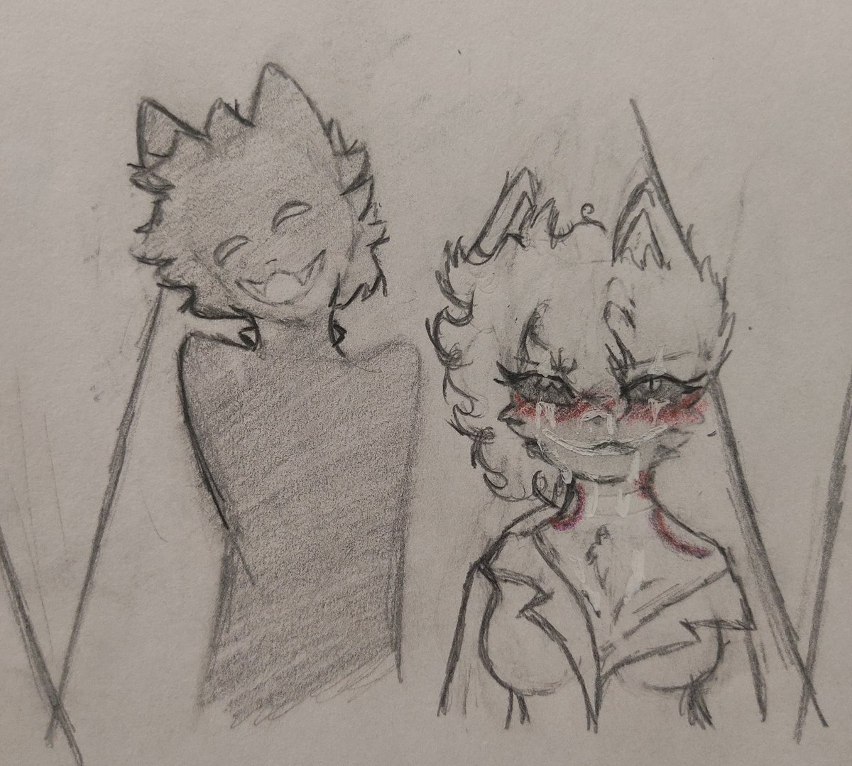 JackyWolf_1666's tweet photo. Volviendo al ruedo con unos dibujitos ✨ (además para matar la inactividad xd)

Gracias @LaTemxd por la idea del dibujo de Rem y Breakfy después del episodio de PSYCHONICS https://t.co/3qTrYpogrz