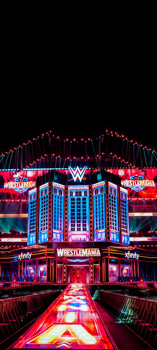 ItzVarun_____'s tweet photo. Wrestlemania 41 Stage Wallpaper! 

#WrestleMania https://t.co/Q4EDBvTgty