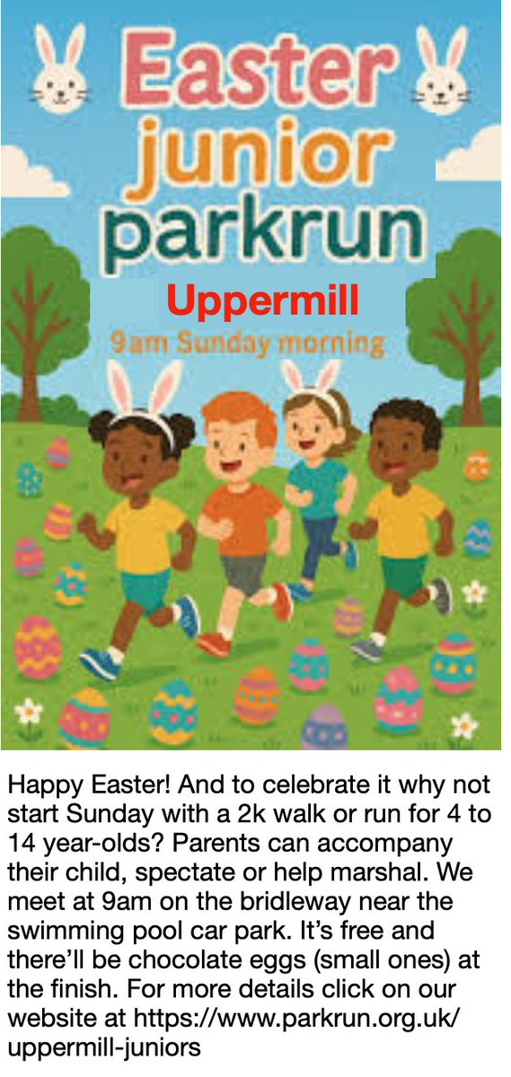 Uppermill junior parkrun tweet media