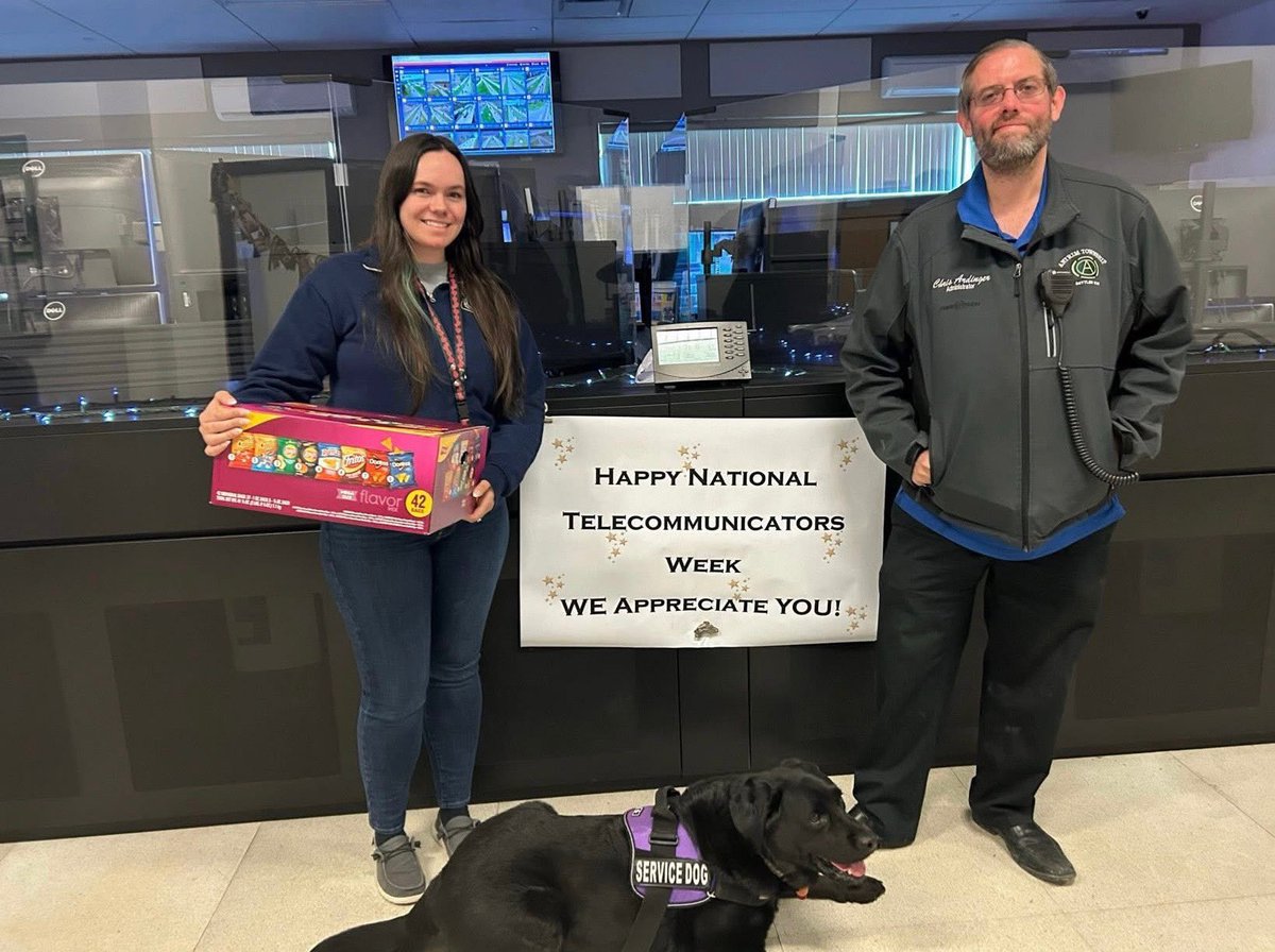 ChrisArdinger's tweet photo. Assistant @AntrimTownship Administrator, Dawson was on duty again. Picked up debris from the Creek Cleanup Project. Also took snacks to @FranklinCoPAgov 911 Center for #nationalpublicsafetytelecommunicatorsweek. #FranklinCounty #EmergencyServices #municipallife #chaoscoordinators https://t.co/VpkAjEFtvm
