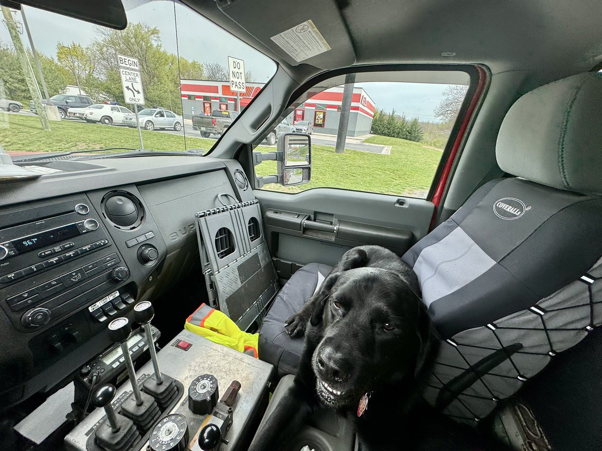 Assistant <a href="/AntrimTownship/">Antrim Township</a> Administrator, Dawson was on duty again. Picked up debris from the Creek Cleanup Project. Also took snacks to <a href="/FranklinCoPAgov/">Franklin County, PA</a> 911 Center for #nationalpublicsafetytelecommunicatorsweek. #FranklinCounty #EmergencyServices #municipallife #chaoscoordinators