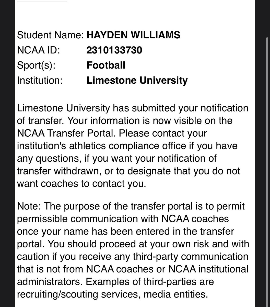 Hayden Williams tweet media