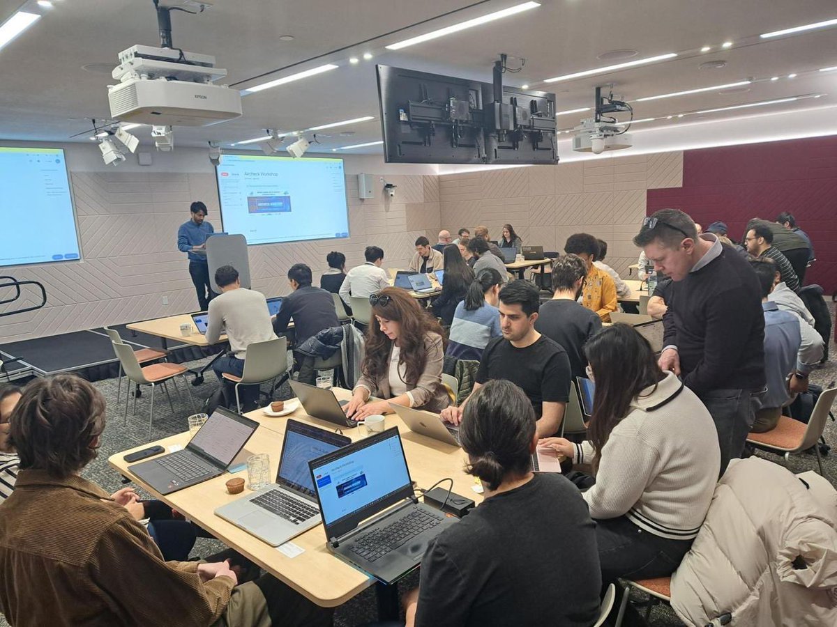 Bo Wang (@bowang87) on Twitter photo Exciting News:
Our team — Arman (<a href="/arman1sa/">Arman Seyed-Ahmadi</a> lead, an AI engineer <a href="/UHNAIHUB/">UHN AI Hub</a> ) + Nasim Abdollahi — placed 1st in the AIRCHECK Hackathon mini-challenge!
They built a gradient-boosted model with Bayesian optimization to predict binding of DEL-derived molecules to target proteins. Exciting News:
Our team — Arman (<a href="/arman1sa/">Arman Seyed-Ahmadi</a> lead, an AI engineer <a href="/UHNAIHUB/">UHN AI Hub</a> ) + Nasim Abdollahi — placed 1st in the AIRCHECK Hackathon mini-challenge!
They built a gradient-boosted model with Bayesian optimization to predict binding of DEL-derived molecules to target proteins.
