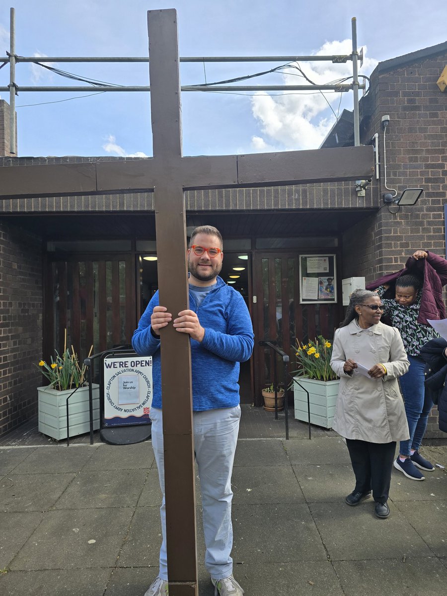 Today is Good Friday. I spent the morning on an Ecumenical walk around Hackney reflecting on each station of the cross. I was privileged enough to carry the cross. This was followed by an amazing service by my wonderful priest. Bless you all.