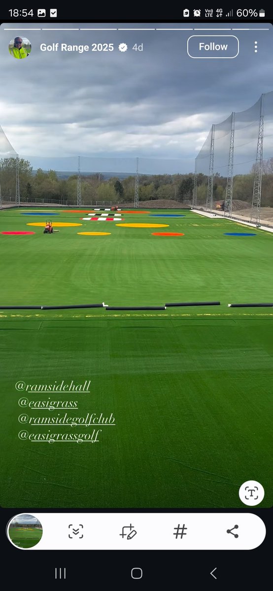 ShaunEmbas's tweet image. New driving range outfield completed, not long now 👌⛳️