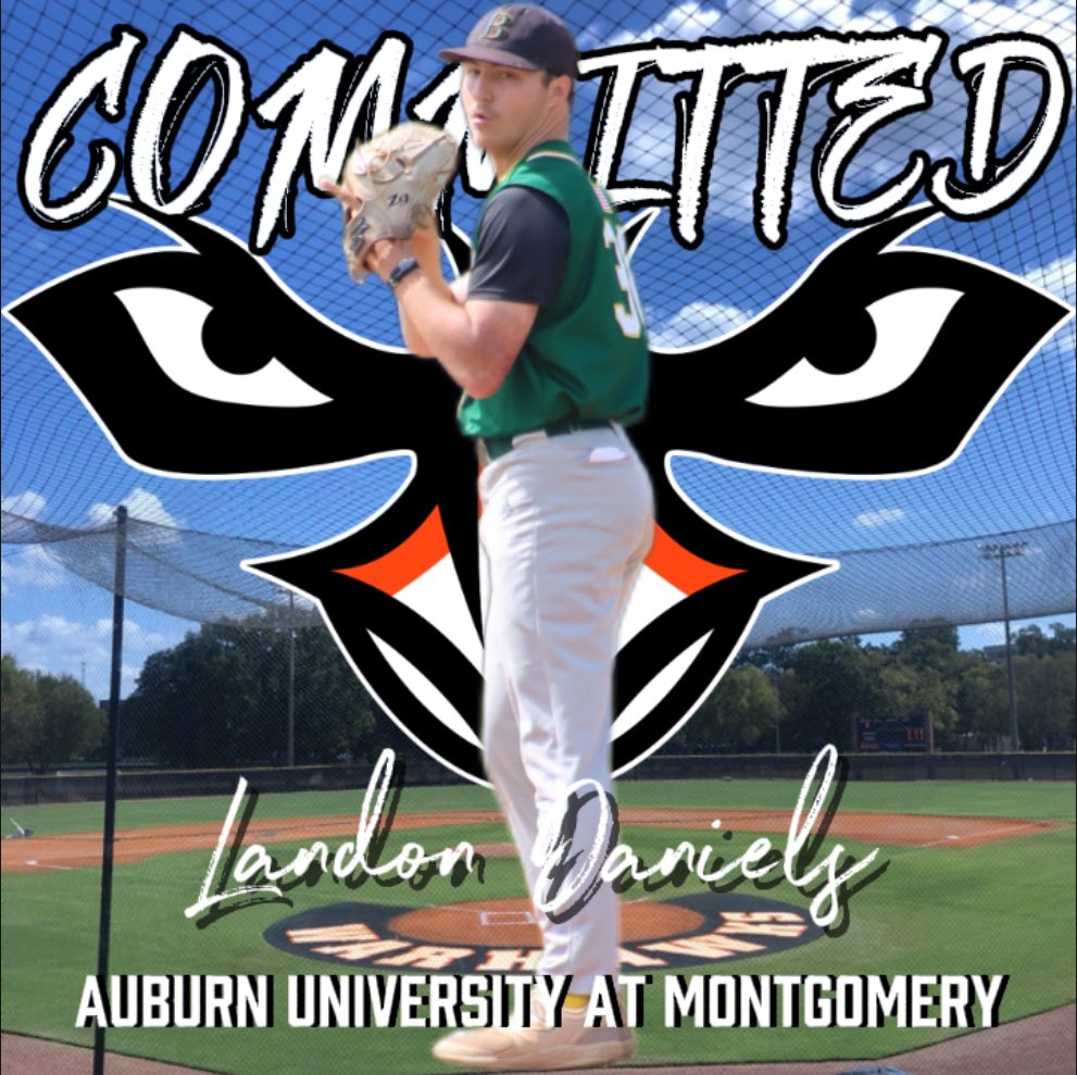 D2023Landon's tweet image. I’m excited to announce that I will be committing to AUM. I want to give thanks to all of my coaches who have helped me along the way. I would like to thank Coach Moss, Coach Bush, Coach Bradley for this opportunity to play at the next level. Go Warhawks