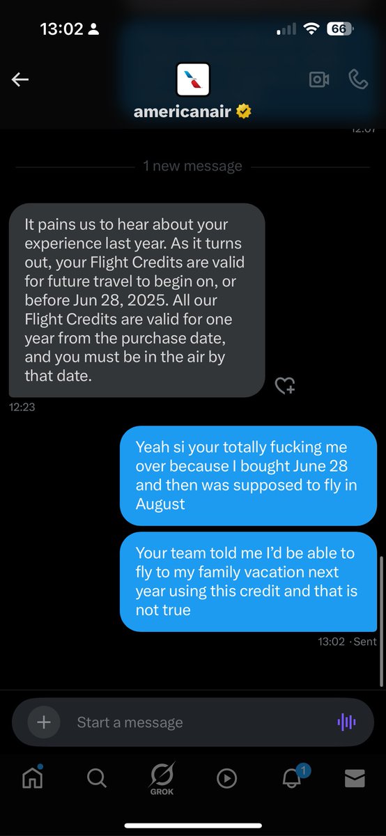 cavetroll13's tweet photo. @AmericanAir What do you know @AmericanAir getting screwed over.. sharing for all to see 🤪🤪 https://t.co/AAK0aQQVku