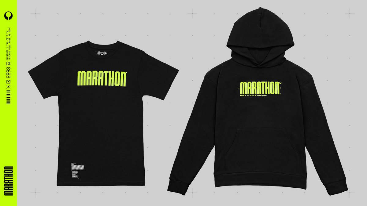 Matter transfer initiated.

The latest Marathon gear drop is now available. Get yours on the Bungie Store today and receive a Marathon digital wallpaper as a free gift-with-purchase!

🟢 bung.ie/mrthn