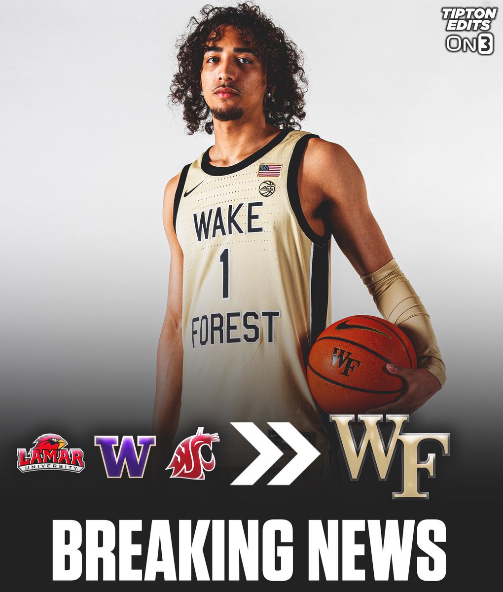 NEWS: Washington State transfer guard Nate Calmese has committed to Wake Forest, he tells <a href="/On3sports/">On3</a>. 

The 6-2 junior averaged 15.2 points, 3.0 rebounds, and 4.4 assists per game. 

Scored 27 points on Iowa, 21 on Washington, and 20 on Gonzaga this season.