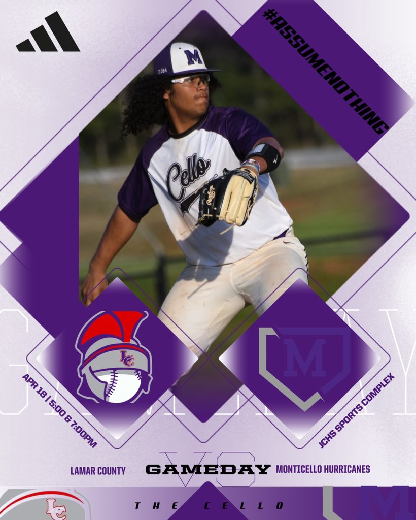 DiamondCanesMHS's tweet photo. GAMEDAY in the Cello! Region DH to close out the regular season!!! First pitch is at 5:00 vs Lamar County! 

#assumenothing #CaneNation https://t.co/dgyQAgRlPY