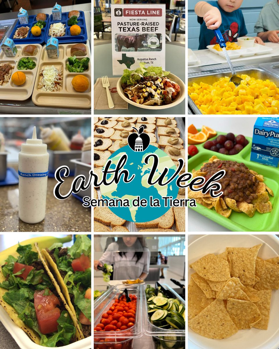 Austin ISD Food Service (@austinisdfood) on Twitter photo 🌎 Happy Earth Week! We're celebrating all the ways we care for our planet—right here in <a href="/AustinISD/">Austin ISD</a> kitchens. Join us this week as we honor the Earth and the steps we’re taking to protect it!💚
<a href="/AustinISDGreen/">Austin ISD Green</a> #AISDGreen #AISDEats 🌎 Happy Earth Week! We're celebrating all the ways we care for our planet—right here in <a href="/AustinISD/">Austin ISD</a> kitchens. Join us this week as we honor the Earth and the steps we’re taking to protect it!💚
<a href="/AustinISDGreen/">Austin ISD Green</a> #AISDGreen #AISDEats
