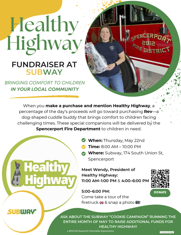 Get a tour and your picture on a fire truck while supporting a great cause. 👇👇
