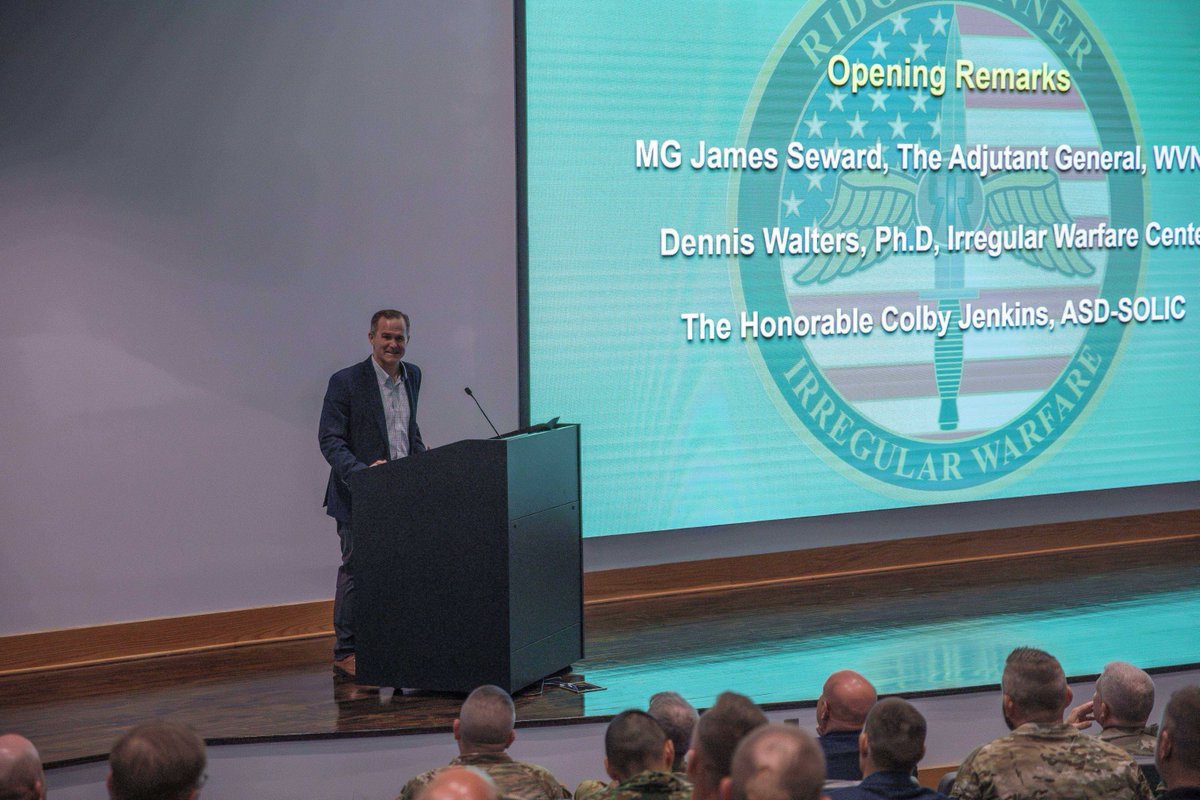 WV National Guard (@wvnationalguard) on Twitter photo During Ridge Runner Irregular Warfare Exercise 25-01 the <a href="/wvngtag/">BG James Seward</a> and <a href="/IrregularWarCtr/">Irregular Warfare Center</a> hosted <a href="/ASD_SOLIC/">OASD (SO/LIC)</a> Hon. Cody Jenkins and Dr. Sandra Hobson alongside visitors from across the #IrregularWarfare spectrum.
📰📸 dvidshub.net/r/25wori
<a href="/wvgovernor/">Governor Patrick Morrisey</a> <a href="/SenCapito/">Shelley Moore Capito</a> <a href="/JimJustice_WV/">Senator Jim Justice</a> During Ridge Runner Irregular Warfare Exercise 25-01 the <a href="/wvngtag/">BG James Seward</a> and <a href="/IrregularWarCtr/">Irregular Warfare Center</a> hosted <a href="/ASD_SOLIC/">OASD (SO/LIC)</a> Hon. Cody Jenkins and Dr. Sandra Hobson alongside visitors from across the #IrregularWarfare spectrum.
📰📸 dvidshub.net/r/25wori
<a href="/wvgovernor/">Governor Patrick Morrisey</a> <a href="/SenCapito/">Shelley Moore Capito</a> <a href="/JimJustice_WV/">Senator Jim Justice</a>