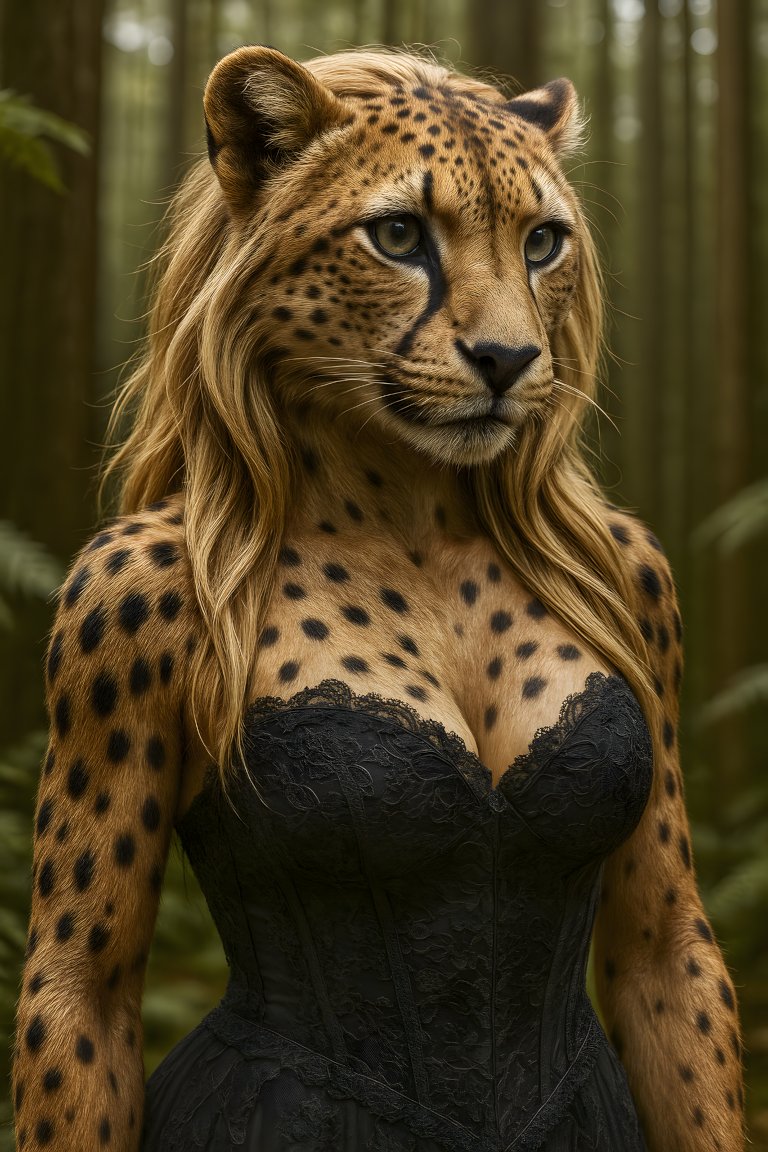 I'm tinkering around with pulling out as much detail from my images as I can via ChatGPT. (Check out link in ALT text for full 4k rez version.) 
#AIArtistCommunity #furryai #stablediffusion #chatgpt