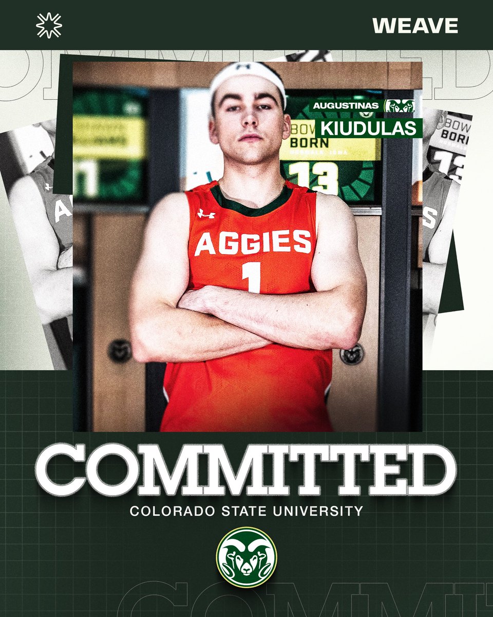 WEAVE's tweet photo. Together with Augustinas Kiudulas (@akiudulas), we are excited to announce his commitment to Colorado State. #WEAVE 🧶 https://t.co/Y39Lt7Ionh