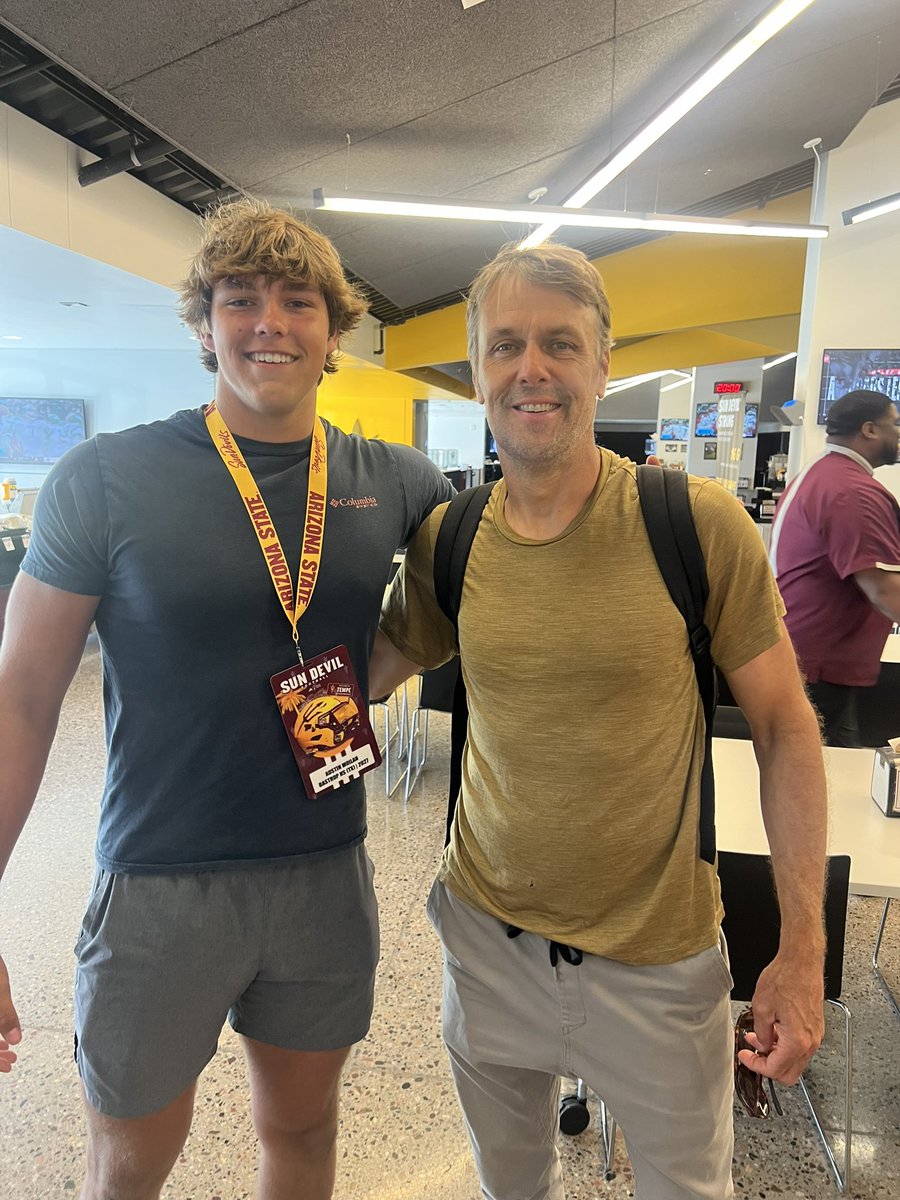 Austin Moilan (@austinmoilan_44) on Twitter photo Extremely thankful for the opportunity to visit <a href="/ASUFootball/">Sun Devil Football</a>! I had an amazing time with <a href="/CoachCoop84/">AJ Cooper</a> <a href="/coachmaxsilver/">Max Silver</a> and <a href="/KennyDillingham/">Coach Dillingham</a>
<a href="/JGriedl/">Jake Griedl</a> <a href="/CoachJayWilson/">Jay Wilson</a>
<a href="/samspiegs/">Sam Spiegelman</a> <a href="/BillyEmbody/">Billy Embody</a>
<a href="/adamgorney/">Adam Gorney</a> Extremely thankful for the opportunity to visit <a href="/ASUFootball/">Sun Devil Football</a>! I had an amazing time with <a href="/CoachCoop84/">AJ Cooper</a> <a href="/coachmaxsilver/">Max Silver</a> and <a href="/KennyDillingham/">Coach Dillingham</a>
<a href="/JGriedl/">Jake Griedl</a> <a href="/CoachJayWilson/">Jay Wilson</a>
<a href="/samspiegs/">Sam Spiegelman</a> <a href="/BillyEmbody/">Billy Embody</a>
<a href="/adamgorney/">Adam Gorney</a>