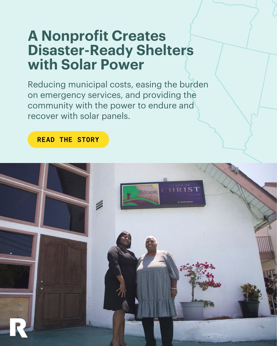 When wildfires cut power in LA, communities stepped up. With @rockefellerfdn, <a href="/RE_volv/">RE-volv</a> brought solar + storage to 80+ sites in 18 states - saving nonprofits $35M, supporting clean energy jobs, and building community resilience. Read the story here:
rockfound.link/43Nhszo