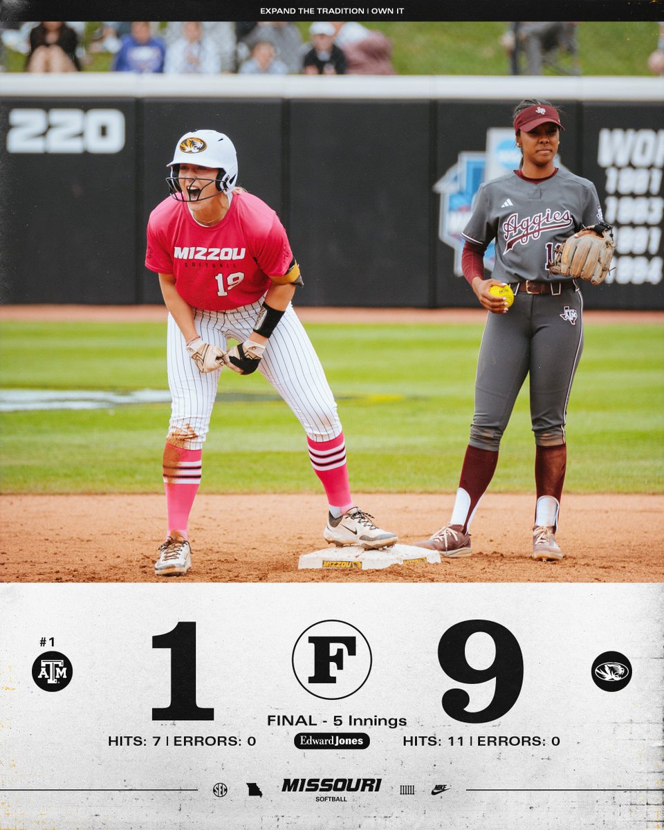 That's a MIZZOU WIN!!! 
 
#OwnIt #MIZ🐯🥎
