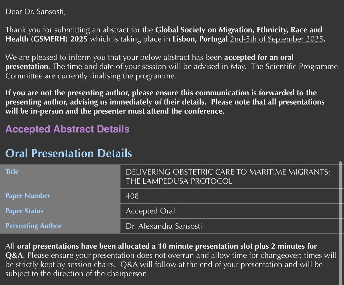 Alexandra Sansosti, MD (@aasansosti) on Twitter photo Looking forward to presenting our work at <a href="/GlobalSocMERH/">GSMERH</a> in September in Lisbon, Portugal 🇵🇹! We can’t wait to share our #lampedusa experience and continue the conversation with other world health policy leaders. <a href="/FulbrightPrgrm/">The Fulbright Program</a> <a href="/FulbrightIT/">Fulbright Italy</a> <a href="/ColumbiaSurgery/">Columbia Surgery</a> Looking forward to presenting our work at <a href="/GlobalSocMERH/">GSMERH</a> in September in Lisbon, Portugal 🇵🇹! We can’t wait to share our #lampedusa experience and continue the conversation with other world health policy leaders. <a href="/FulbrightPrgrm/">The Fulbright Program</a> <a href="/FulbrightIT/">Fulbright Italy</a> <a href="/ColumbiaSurgery/">Columbia Surgery</a>