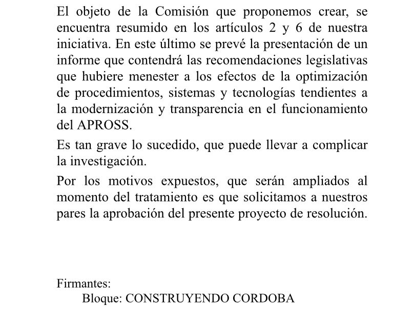 Junto al Legislador <a href="/Sebaperaltaok/">sebastian peralta</a> presentamos un proyecto para que se cree en el seno de la <a href="/LegislaturaCBA/">Legislatura de Córdoba</a> una Comisión Investigadora sobre el incendio producido en el <a href="/AprossCba/">Apross</a> y la posible vinculación con el intento de hacer desaparecer documentación, por la investigación