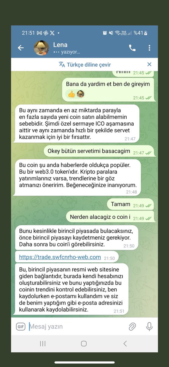 #SwfcNrho Yeni dolandırıcı adresleri burasıymış Aman dikkat!