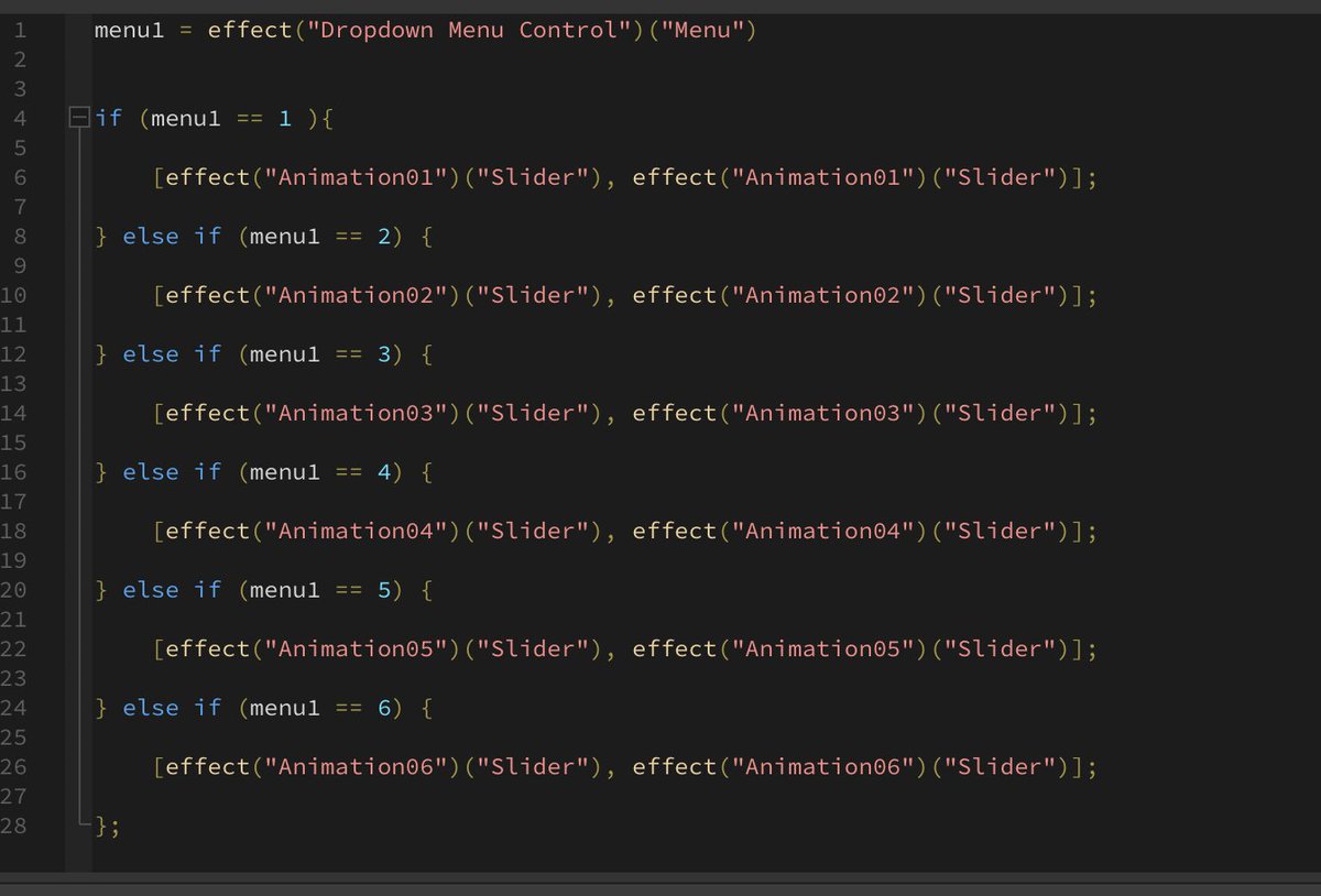 Fun little set-up in AE: If you want to animate a property (i.e. Scale) with multiple versions/options on the same layer, and toggle through them, you can add some slider controls and a menu Control. Tie them together with an if/else statement, then animate the slider controls!