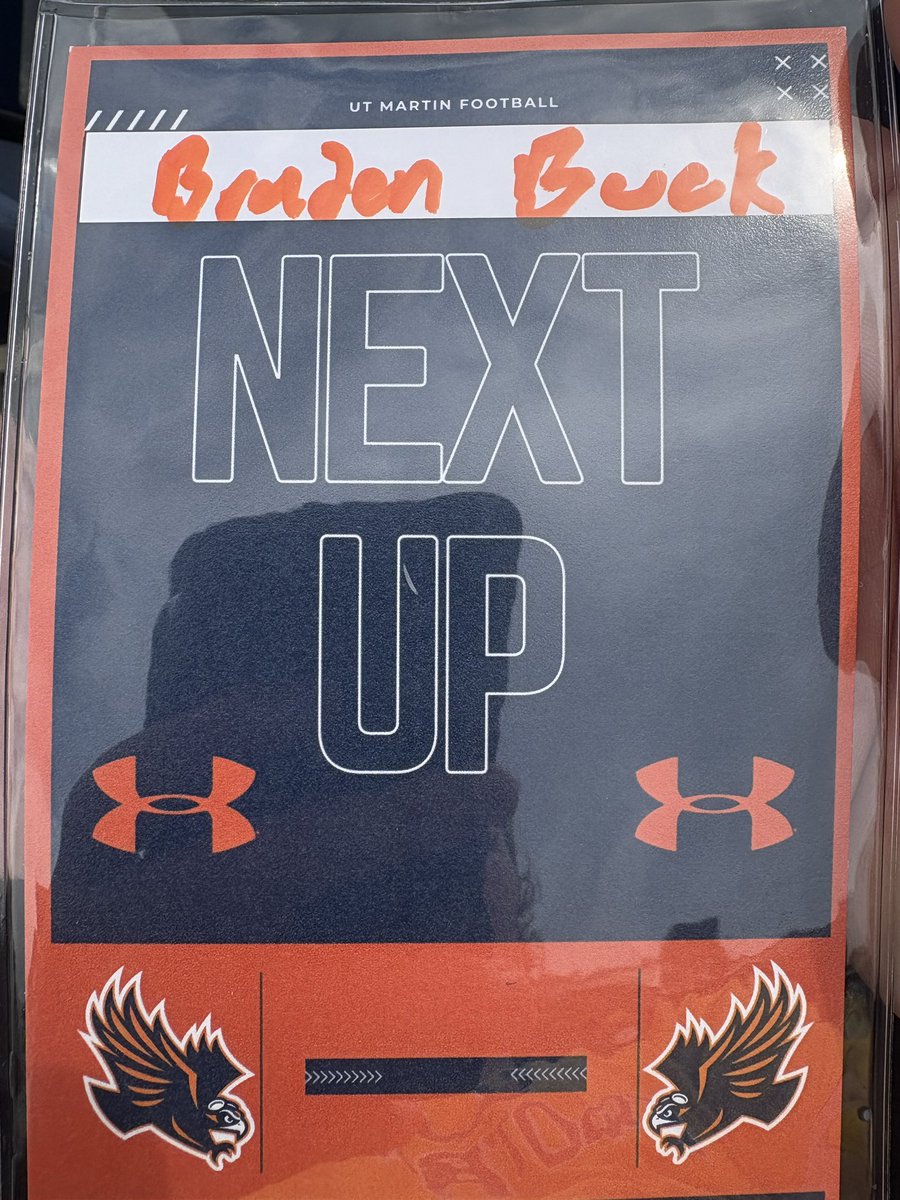 Braden Buck (@btbuck) on Twitter photo Thank you to <a href="/UTM_FOOTBALL/">UT Martin Football</a> and <a href="/CoachLeno_UTM/">Lenon James Jr.</a> for having me at their Spring Game! Thank you to <a href="/UTM_FOOTBALL/">UT Martin Football</a> and <a href="/CoachLeno_UTM/">Lenon James Jr.</a> for having me at their Spring Game!