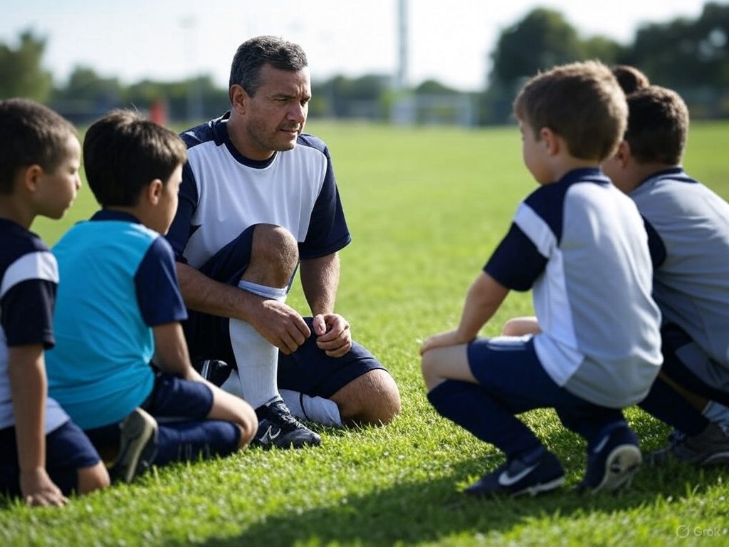 futbase10's tweet photo. 🗣️"Mi hijo no juega porque el entrenador le tiene manía".
  
Antes de culpar al técnico, preguntemos:

✅¿Llega puntual a los entrenamientos y partidos?
✅¿Escucha las indicaciones?
✅¿Da su máximo en cada entrenamiento?

A veces conseguir un cambio empieza por cambiar uno mismo. https://t.co/JEDqLzcofd