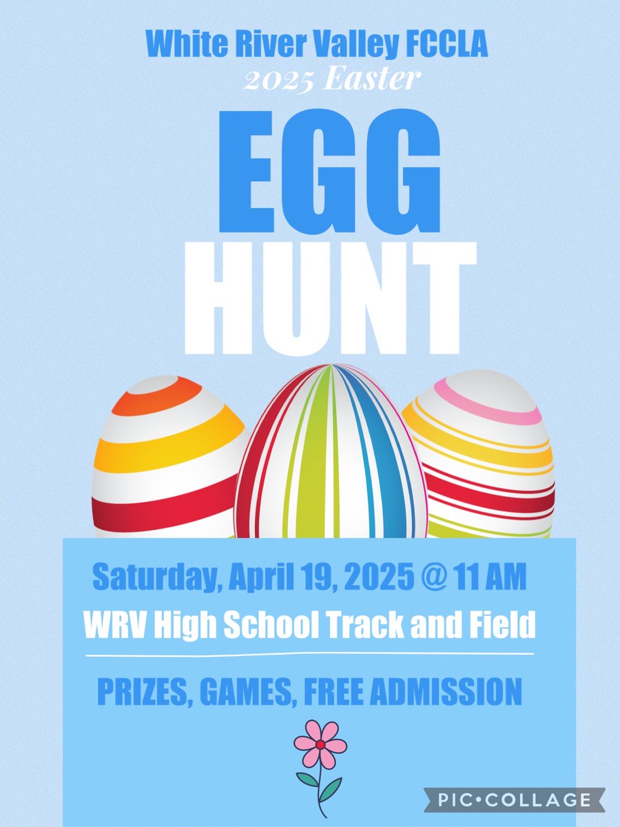 BetsyMisner's tweet photo. Community Easter Egg Hunt @WRVwolverines Saturday at 11AM https://t.co/5bGQHJIovA