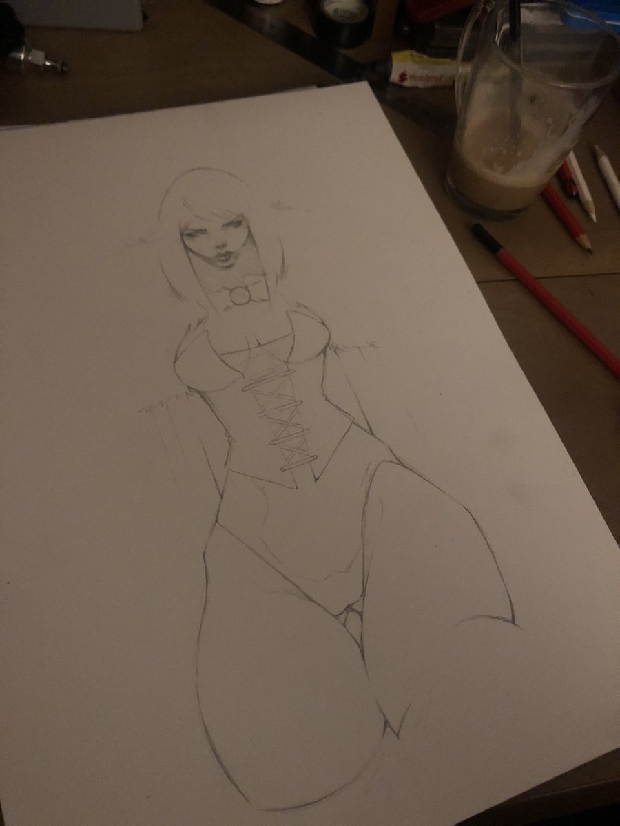 Feels like forever since I picked up the pencil but glad I managed to draw something