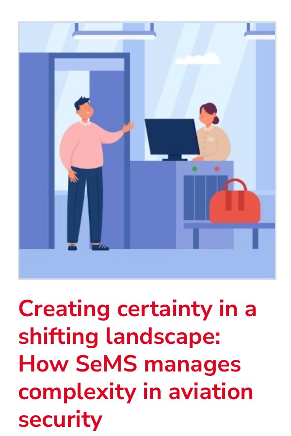 Association of Security Consultants (ASC) (@assocsecurity) on Twitter photo ASC members <a href="/semsnet/">SeMSnet</a> and <a href="/bsc_secure/">Andy Blackwell</a> have co-authored an article for <a href="/CRJ_reports/">Crisis Response Journal</a> titled ‘Creating Certainty in a Shifting Landscape: How SeMS Manages Complexity in Aviation Security.’ Discover how a SeMS helps navigate aviation’s complex ecosystem. bit.ly/3ZZVZke #SeMS ASC members <a href="/semsnet/">SeMSnet</a> and <a href="/bsc_secure/">Andy Blackwell</a> have co-authored an article for <a href="/CRJ_reports/">Crisis Response Journal</a> titled ‘Creating Certainty in a Shifting Landscape: How SeMS Manages Complexity in Aviation Security.’ Discover how a SeMS helps navigate aviation’s complex ecosystem. bit.ly/3ZZVZke #SeMS