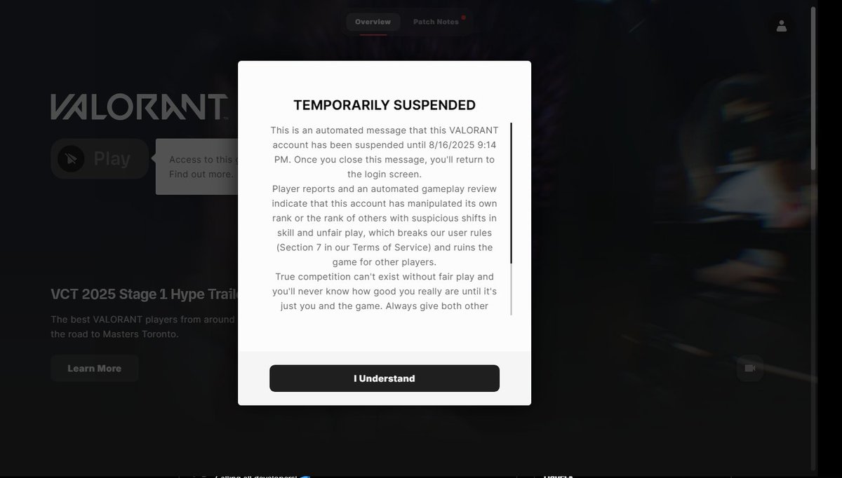 banned for smurfing wtf