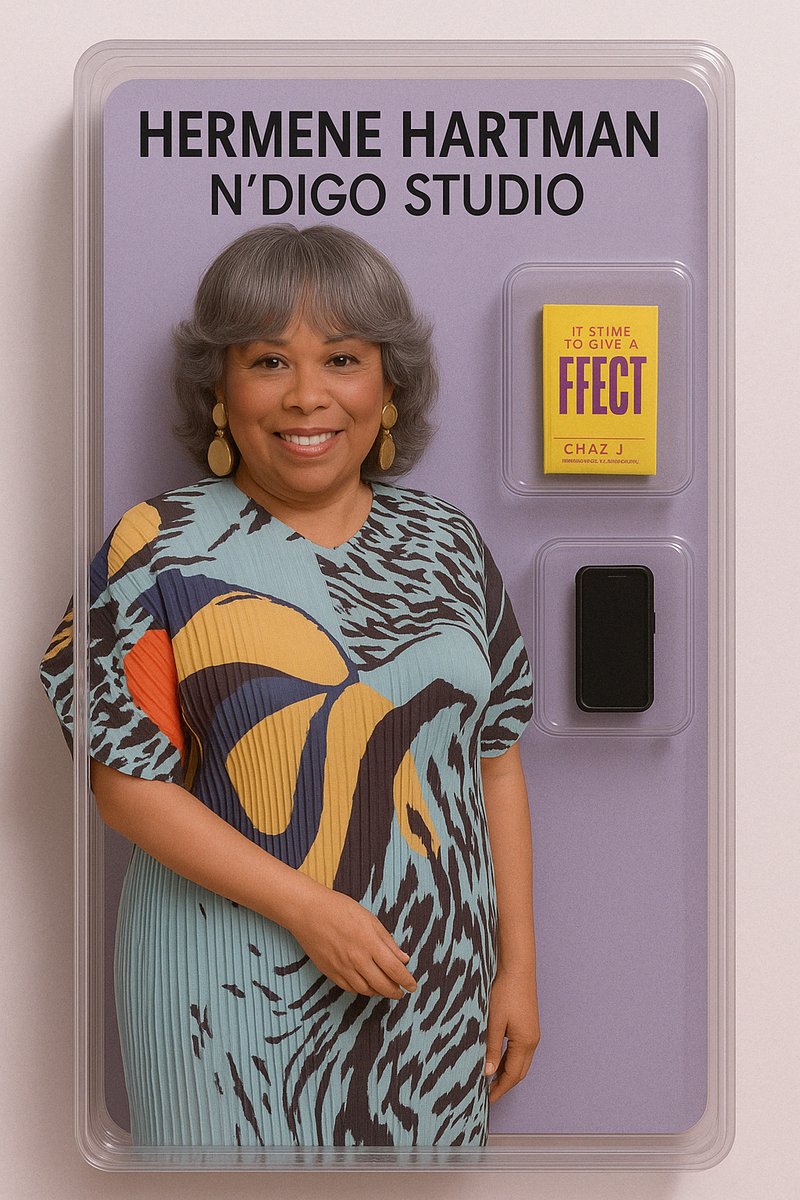 Did the Chat GPT prompt and created a doll from the Chaz Ebert Ndigo Episode.  All boxed up and ready to broadcast. The N’Digo edition is here—don’t open unless you’re ready for real talk.

#NdigoStudio #HermeneHartman #LimitedEdition #MediaMaven #AItrend