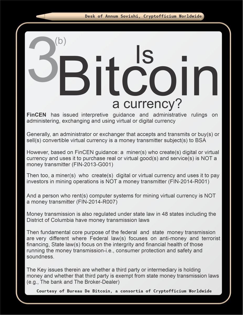 cryptofficium , @Cryptonummus , @Cryptopayez , @Cryptodigitae ,  @cryptelekom , @BureauDebitcoin Is Bitcoin A Currency_Explanation_By Annum  Sovishi_Bureau_De_Bitcoin