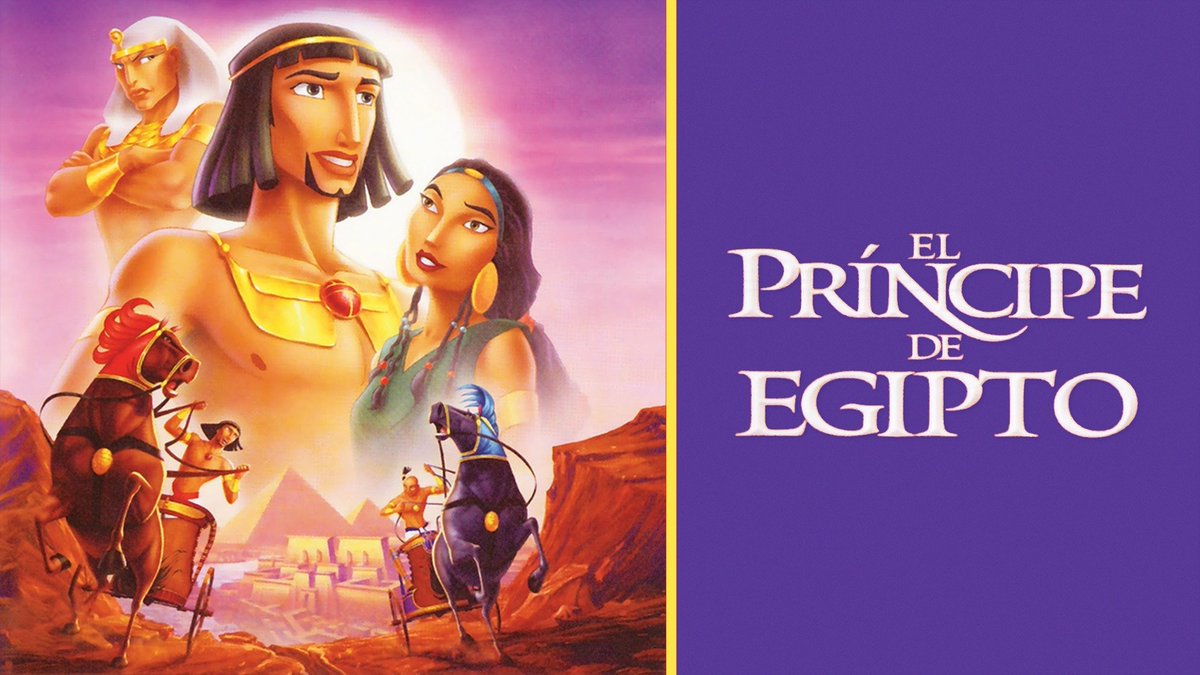 cinescuchas's tweet photo. En #PrimeVideo está #ThePrinceOfEgypt-El príncipe de Egipto (1998); dir. por Brenda Chapman, Steve Hickner &amp; Simon Wells, producida por DreamWorks, con las voces de Val Kilmer, Ralph Fiennes y ganadora del #Oscars a Mejor Canción original por "When you believe" a Stephen Schwartz https://t.co/cms16t98XW