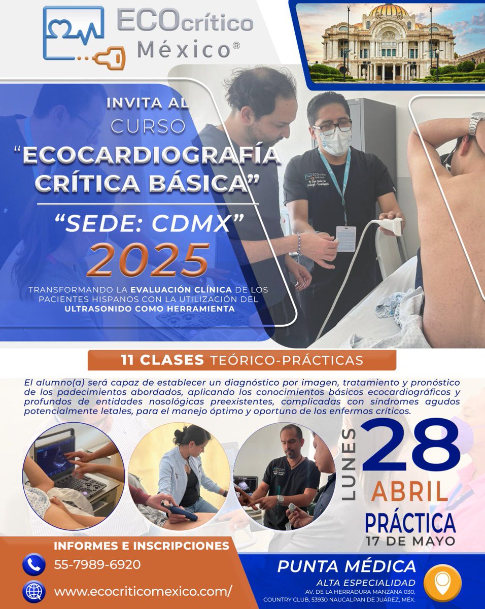 ECOCritico México (@ecocriticomex) on Twitter photo No te pierdas nuestro siguiente curso! Aprende con expertos cómo realizar una valoración adecuada con ecocardiografía en pacientes en estado crítico. Aún tenemos lugares disponibles <a href="/ecocritico_UTIC/">Diplomado de Ecografía de Cuidados Críticos</a> No te pierdas nuestro siguiente curso! Aprende con expertos cómo realizar una valoración adecuada con ecocardiografía en pacientes en estado crítico. Aún tenemos lugares disponibles <a href="/ecocritico_UTIC/">Diplomado de Ecografía de Cuidados Críticos</a>