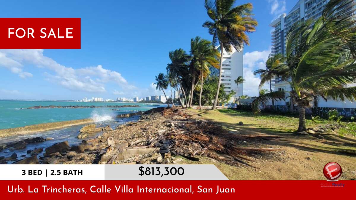 ExtraRealty's tweet photo. For Sale: Oceanfront HUD Home in San Juan, Puerto Rico.

If considering selling ahome or condo in Puerto Rico, do not hesitate con contact Extra Realty for a free consultation.  Warren Rodríguez, Lic. C-9600, (787) 593-0567 ... https://t.co/Z6kntzXaxr https://t.co/SsQdjJit3c